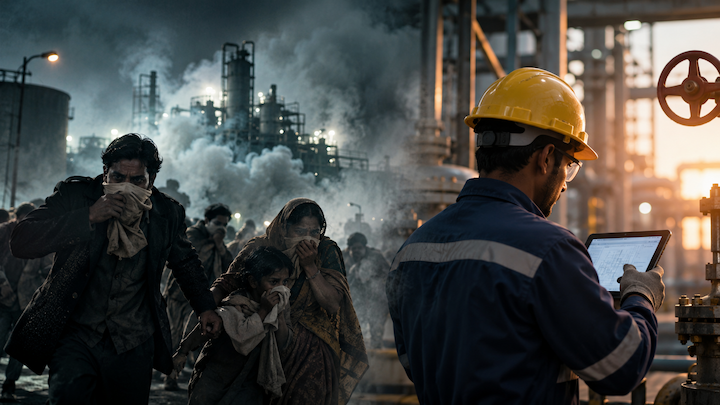 Could the Bhopal gas tragedy be avoided if the worker had access to correct information at the shop floor?