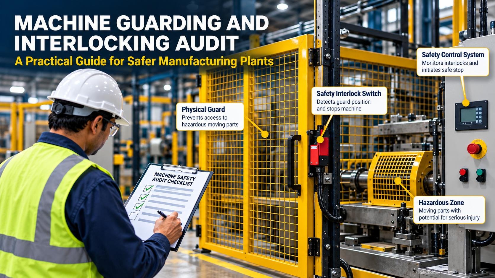 Machine Guarding and Interlocking Audit: A Practical Guide for Safer Manufacturing Plants