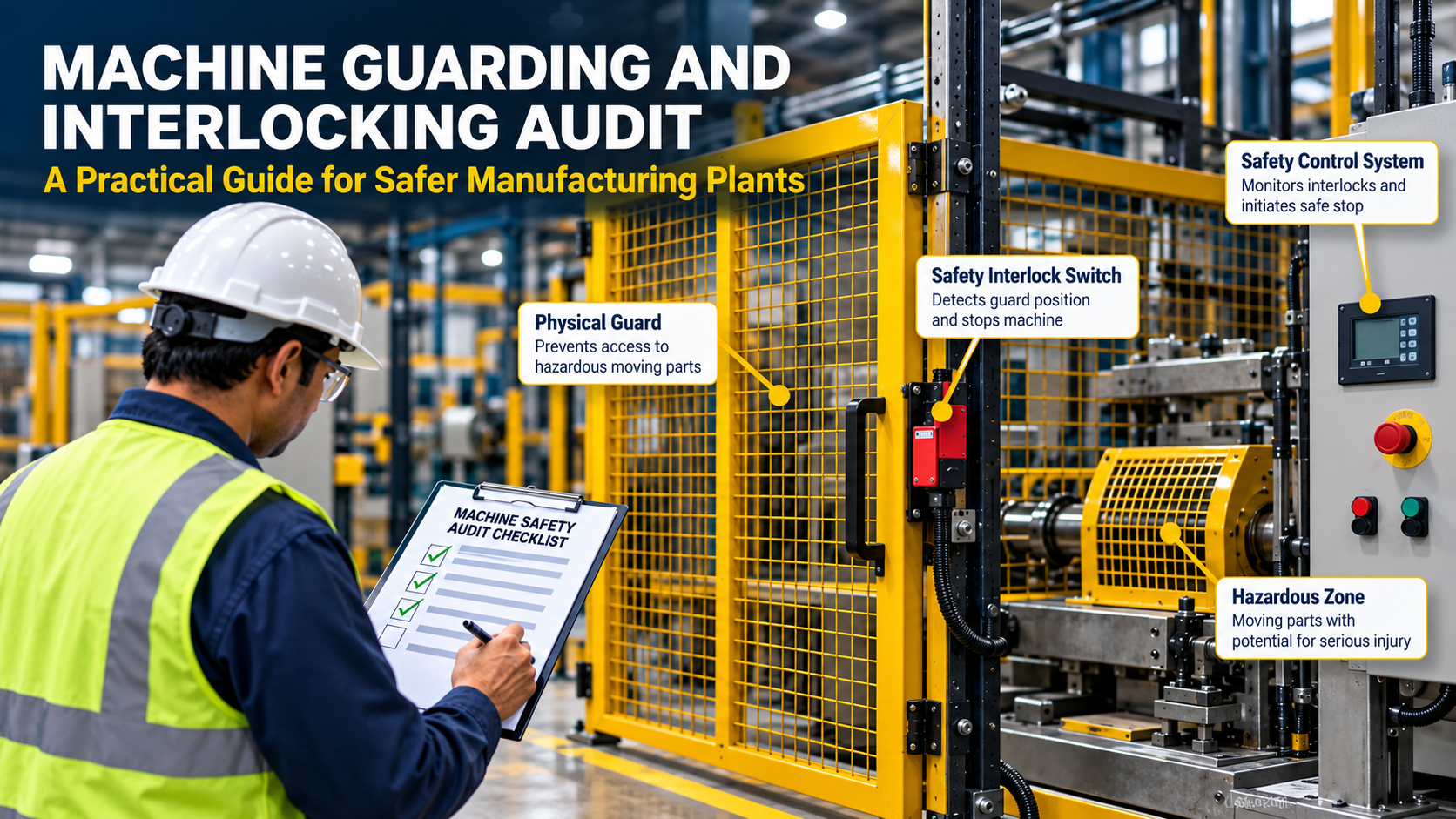 Machine Guarding and Interlocking Audit: A Practical Guide for Safer Manufacturing Plants
