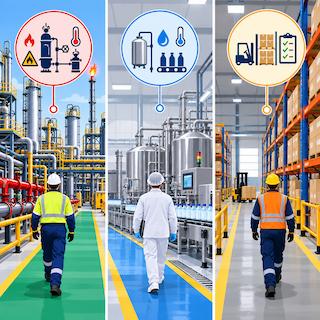 Different industries