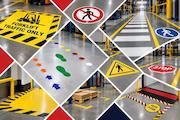 Floor marking labels