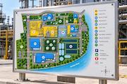 Plant layout and navigation signage