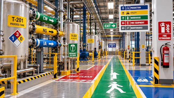 Digital signage and wayfinding at the point of work